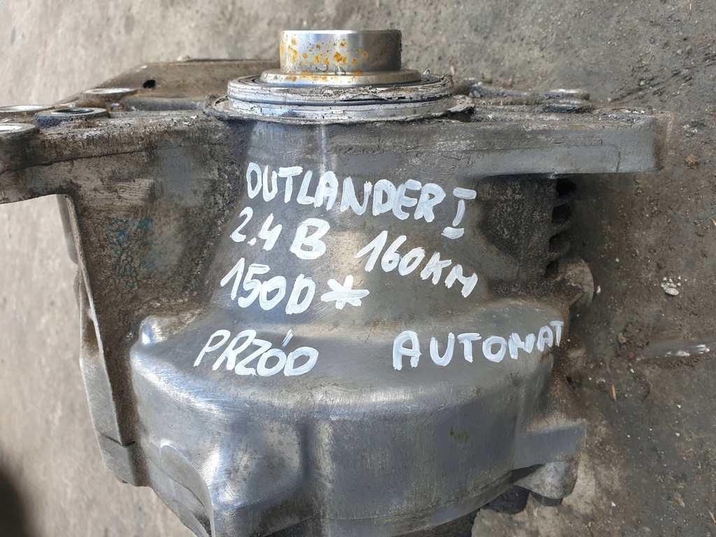 фото №7, Міст передній перед диференціал диференціал mitsubishi outlander i 2.4 benz 160 km