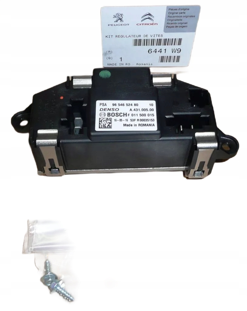 фото №1, Резистор вентилятор citroen c4 picasso i org psa