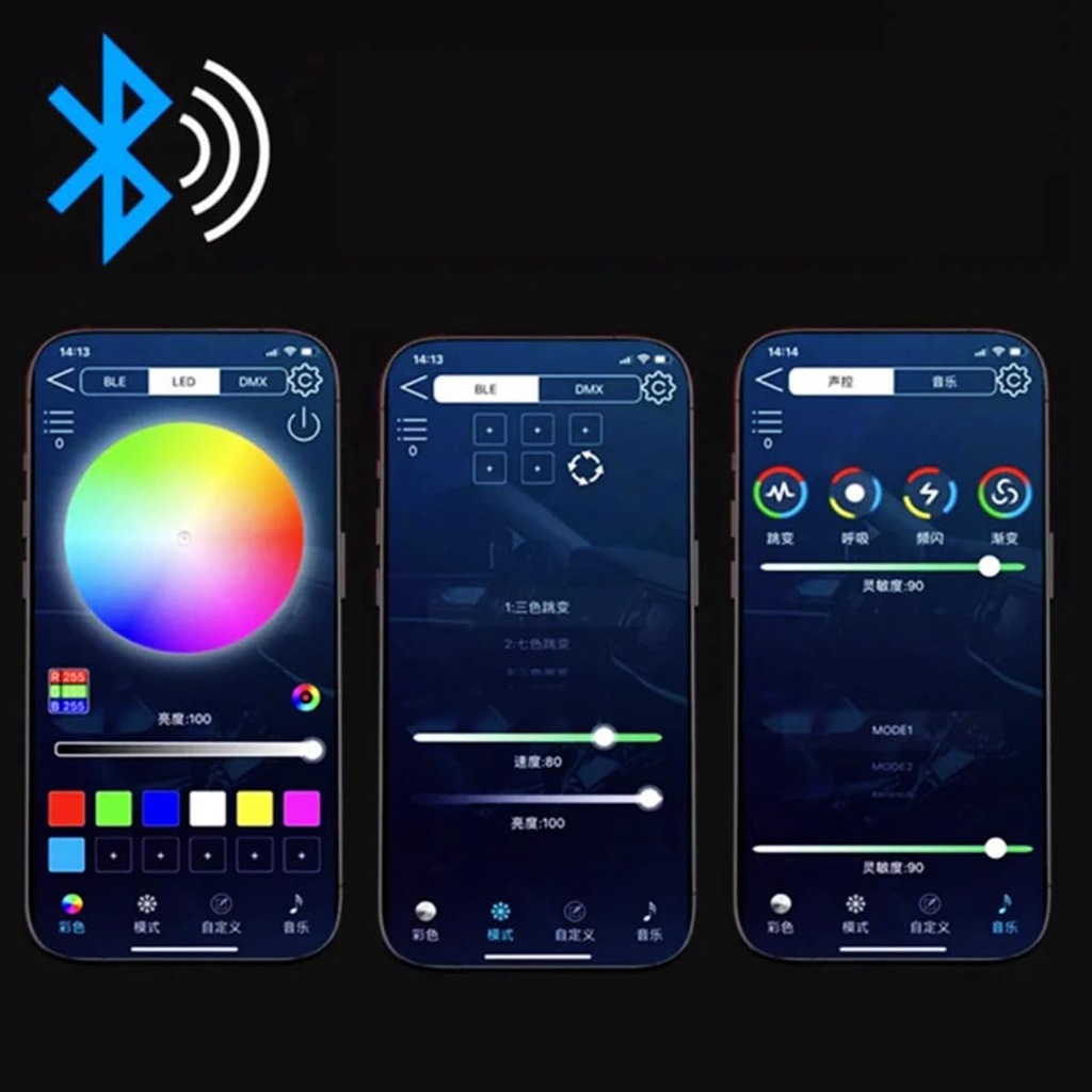 фото №10, Лента световая led 11m, лента световая rgb do освещение автомобильный
