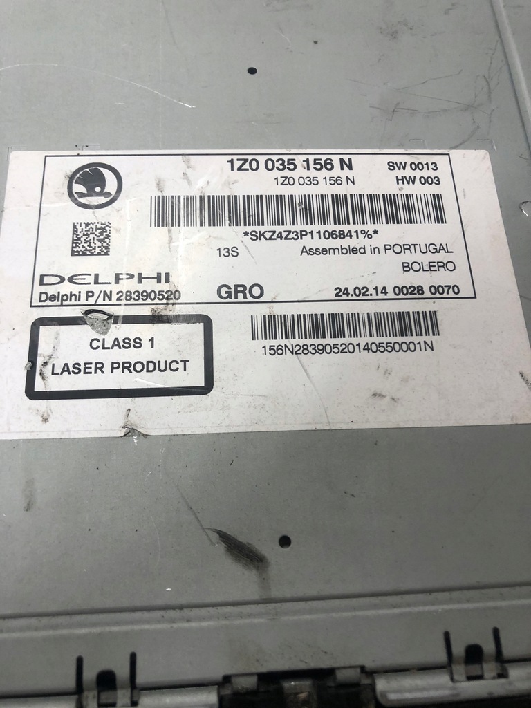 фото №8, Радіо skoda yeti 1z0035156n пошкоджений кнопка