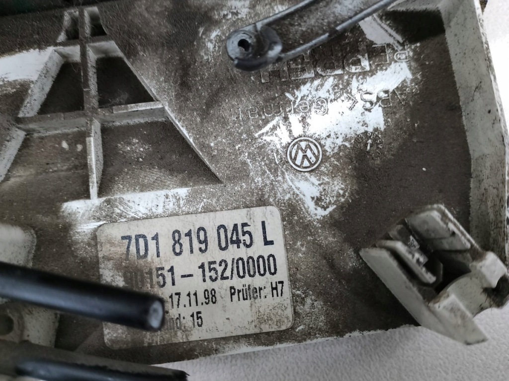 фото №3, Панель обдув vw transporter t4 7d1819045l