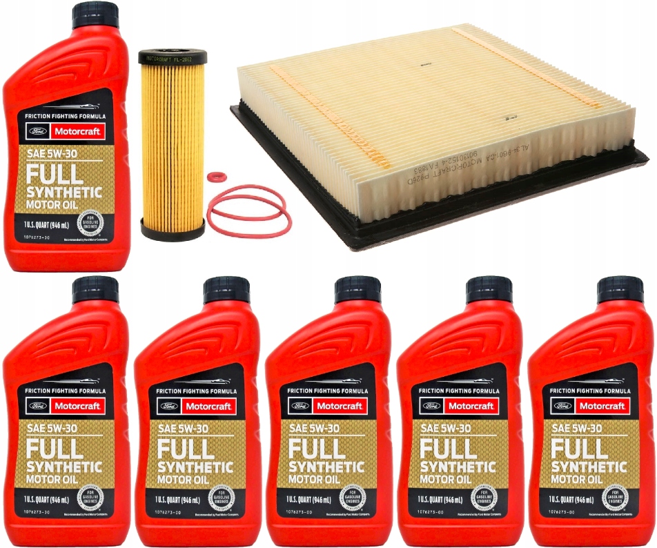 фото №1, Motorcraft 5w30 + фильтры ford f150 2.7 turbo 2015-
