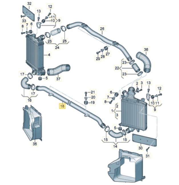 фото №10, Труба охлаждение воздуха audi q8 4m0145941e