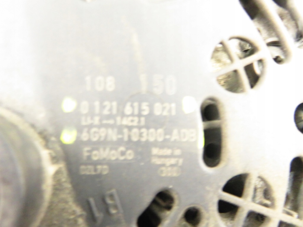 фото №9, Генератор ford s-max i wa6 2.2 tdci - knwa 6g9n10300adb 0121615021