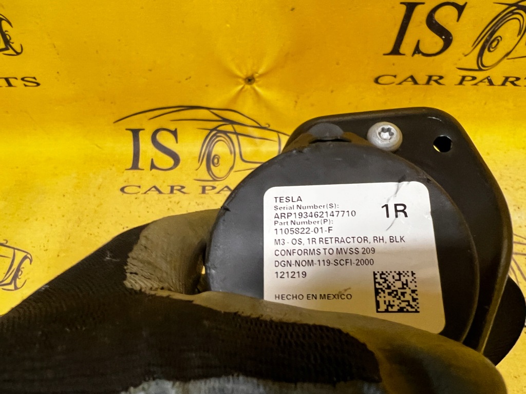 Не спрацювавший ремінь безпеки перед правий tesla model 3 дорестайлінг Ціна