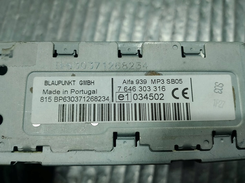 фото №8, Радио alfa romeo brera 7646303316