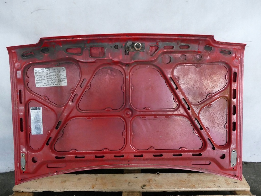 фото №14, Suzuki alto iii капот крышка двигателя 15p czerwona