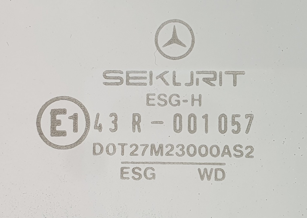 фото №2, Стекло дверь правый перед mercedes w201