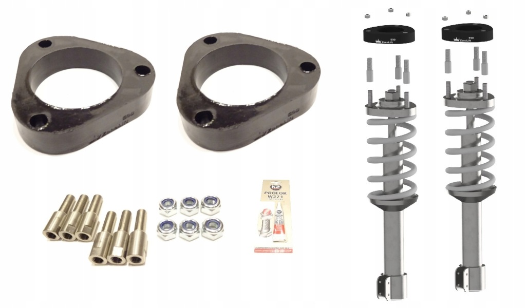 фото №14, Toyota rav4 iii 3 прокладки pod амортизаторна стійка lift підвіска sam перед