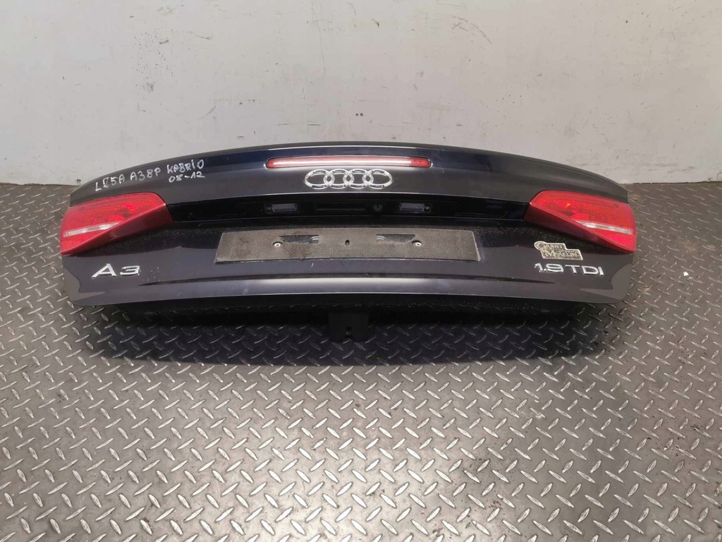 фото №5, Крышка багажника багажника audi a3 8p fl 08-12 cabrio lz5a