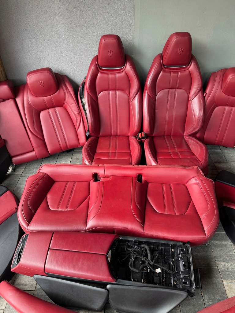 фото №9, Maserati quattroporte vi gransport сидіння заднє сидіння kompletboczki оббивка