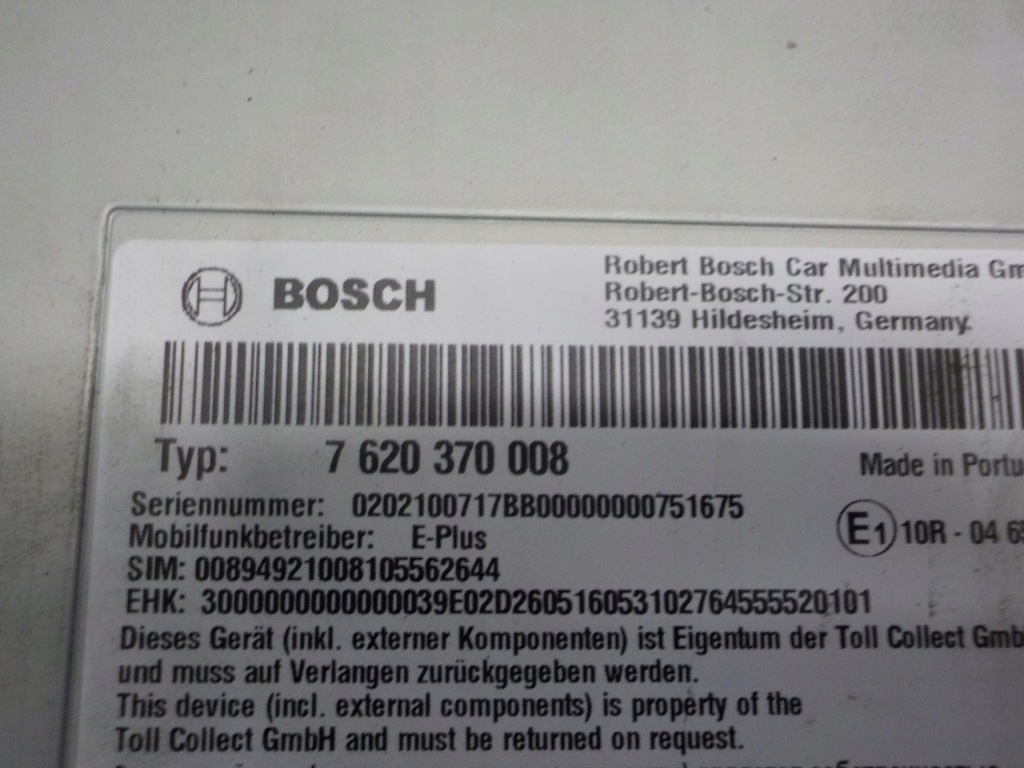 Actros mp4 приймач модуль toll collect Ціна