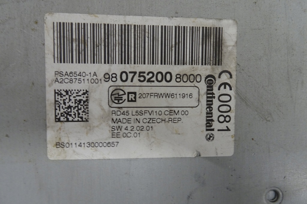 фото №2, Citroen c4 ii b7 радіо