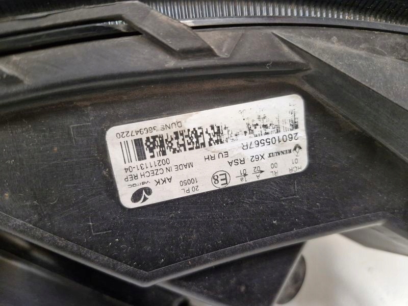 фото №8, Renault master iii iv лампа правий перед права передня фара europa