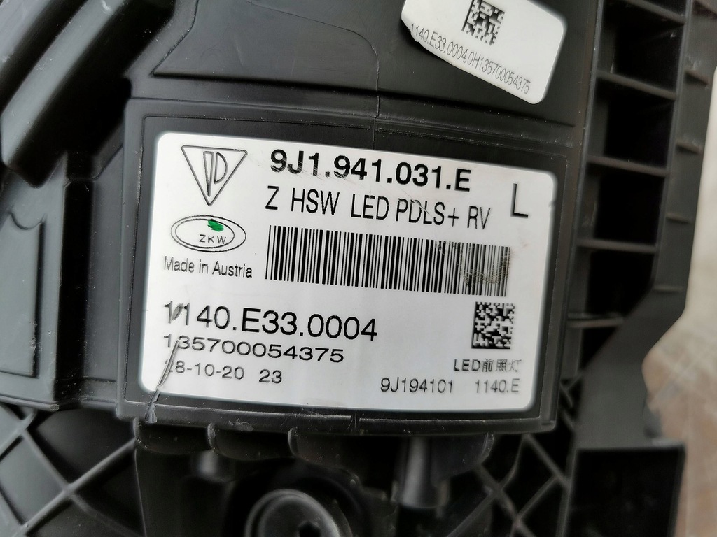 фото №11, Porsche taycan 9j1 19-24 лампа передня ліва full led europa 9j1941031e