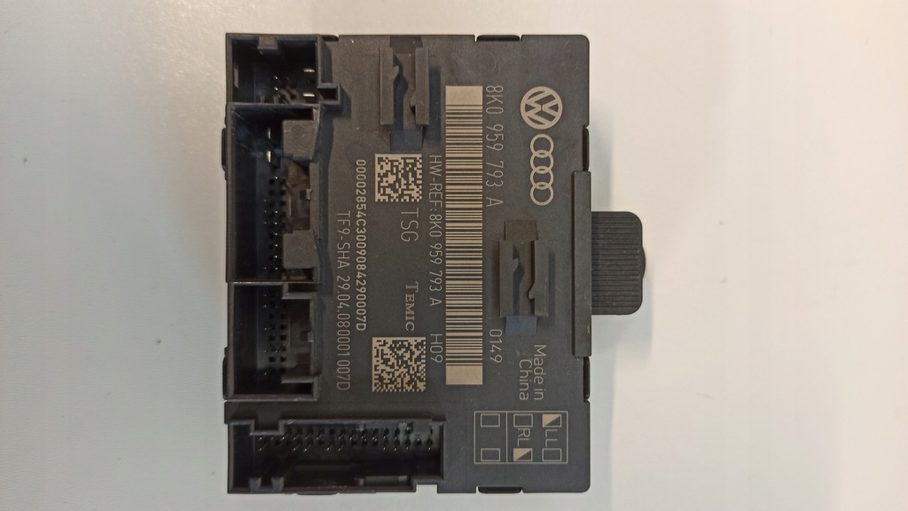 фото №1, Audi a5 8t модуль дверь 8k0959793a