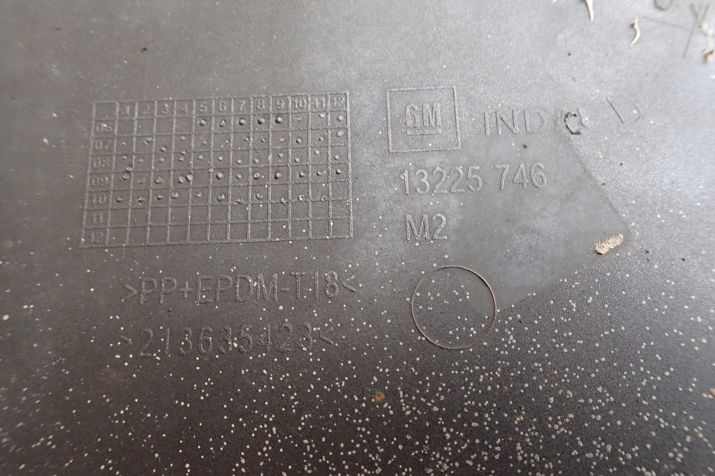 Opel astra h 3 3 a04 рестайлинг  07- накладка бампер перед передний 13225746 оригинальный номер Недорого