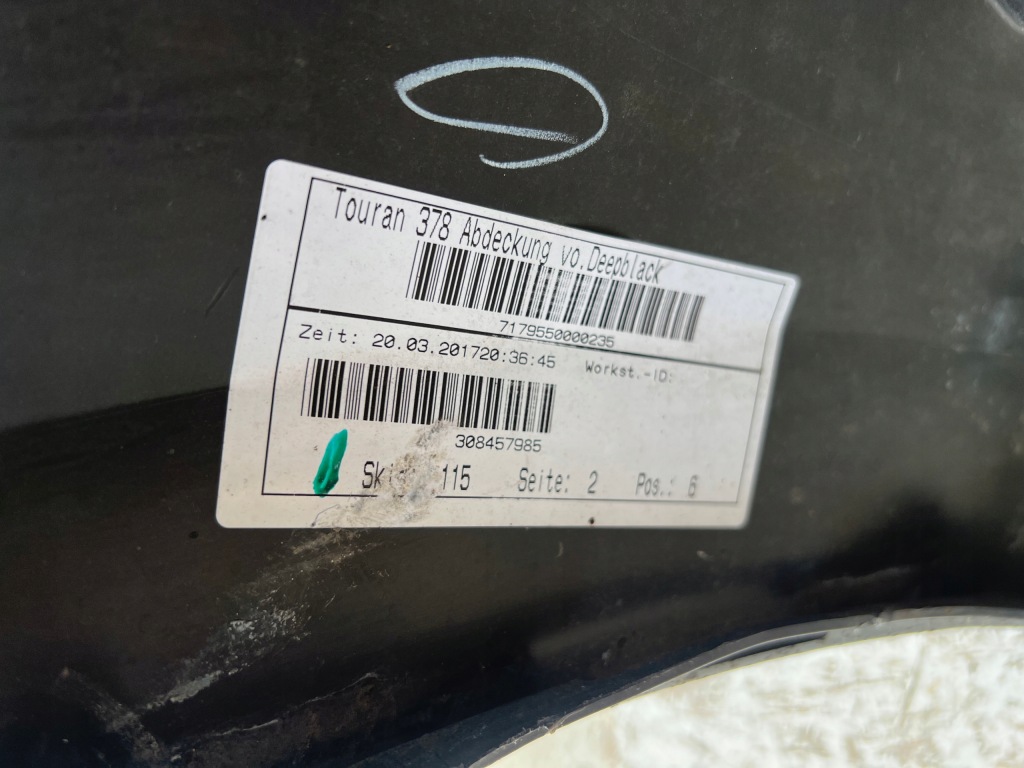 фото №9, Бампер перед передний vw touran ii iii 5ta 2015-