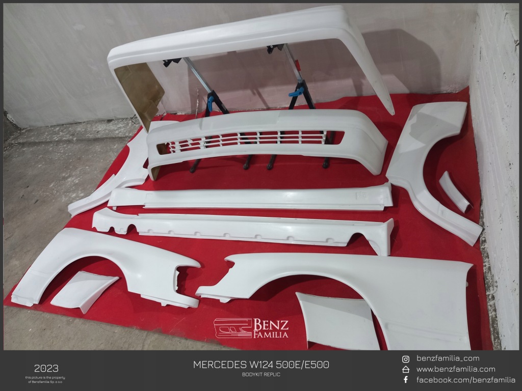 фото №16, Mercedes w124 500e/e500 sedan pakiet/bodykit replika