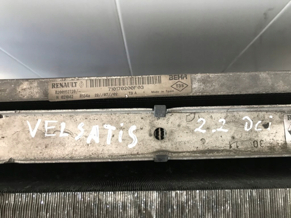 фото №3, Комплект радіатор renault vel satis 2,2dci