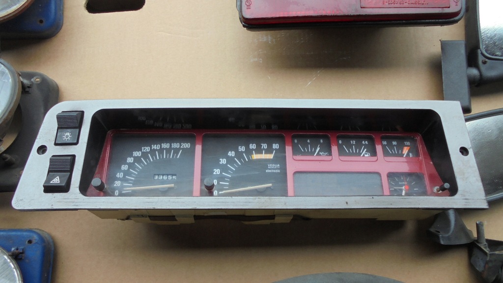 фото №5, Набор запчасти fiat 131 лампы зеркало накладки