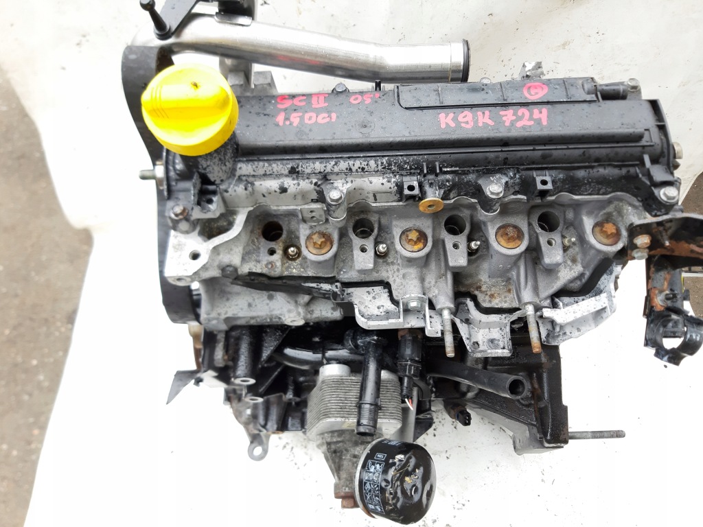 фото №2, Двигун renault scenic ii 2005r 1.5 dci k9k724