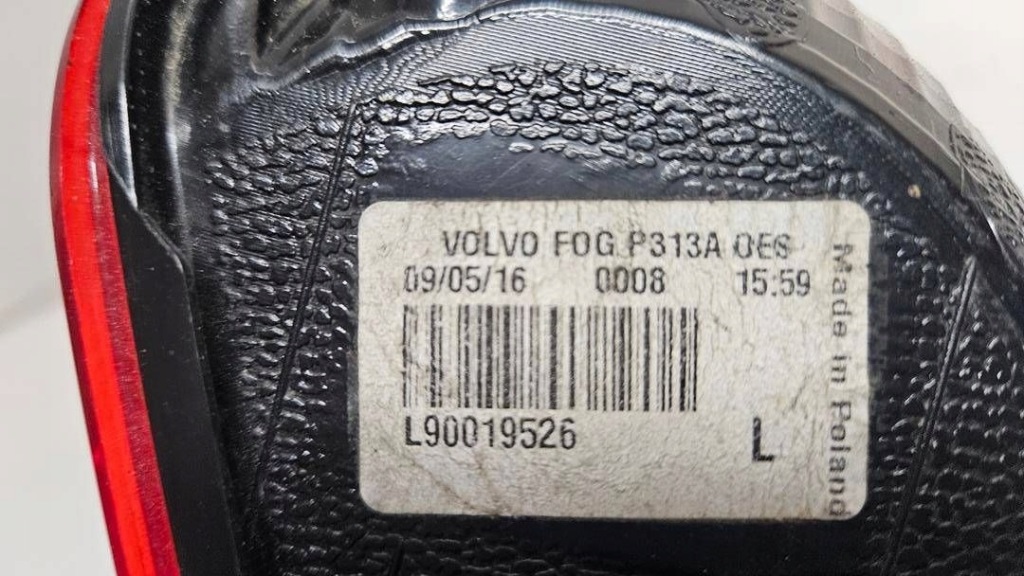 фото №9, Volvo xc60 lift 13-17 задні світло протитуманні сторона ліва