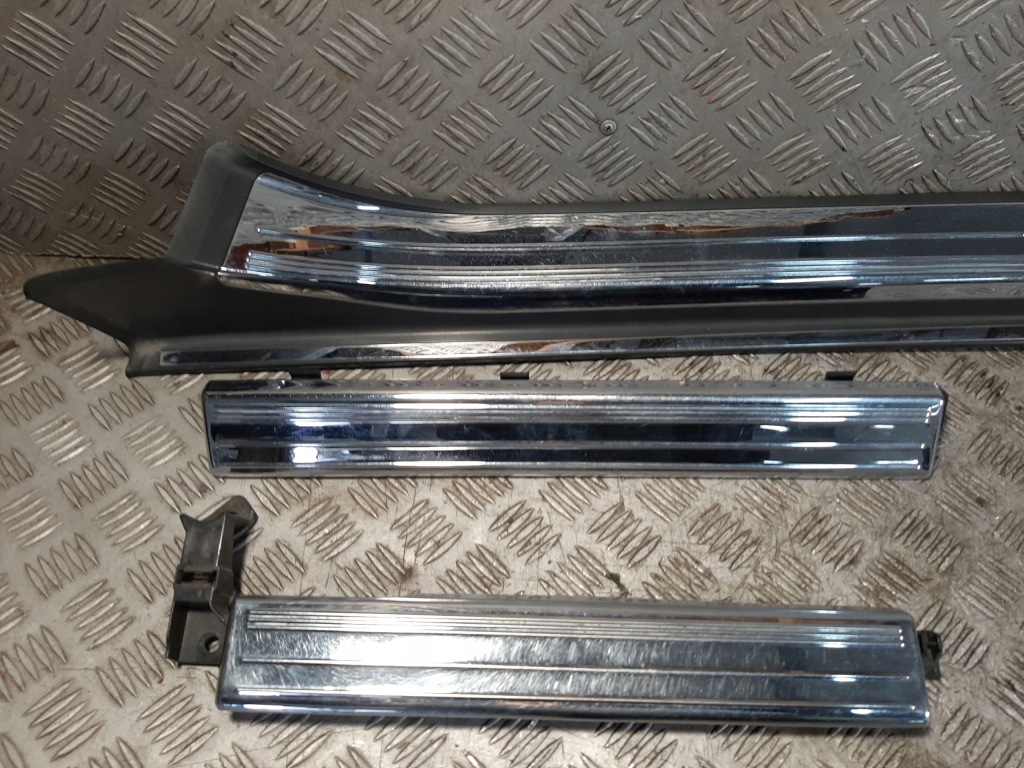 фото №12, Mercedes w220 03r lift long комплект накладка поріг