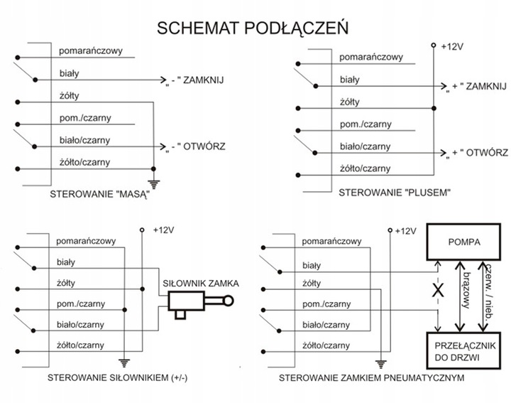 фото №6, Блок керування замка центрального універсальний набір