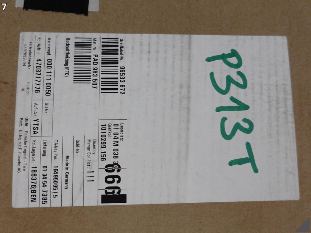 фото №8, Porsche taycan 9j1 e-tron gt rs 4j3 webasto модуль обогреватель отопительный ptc