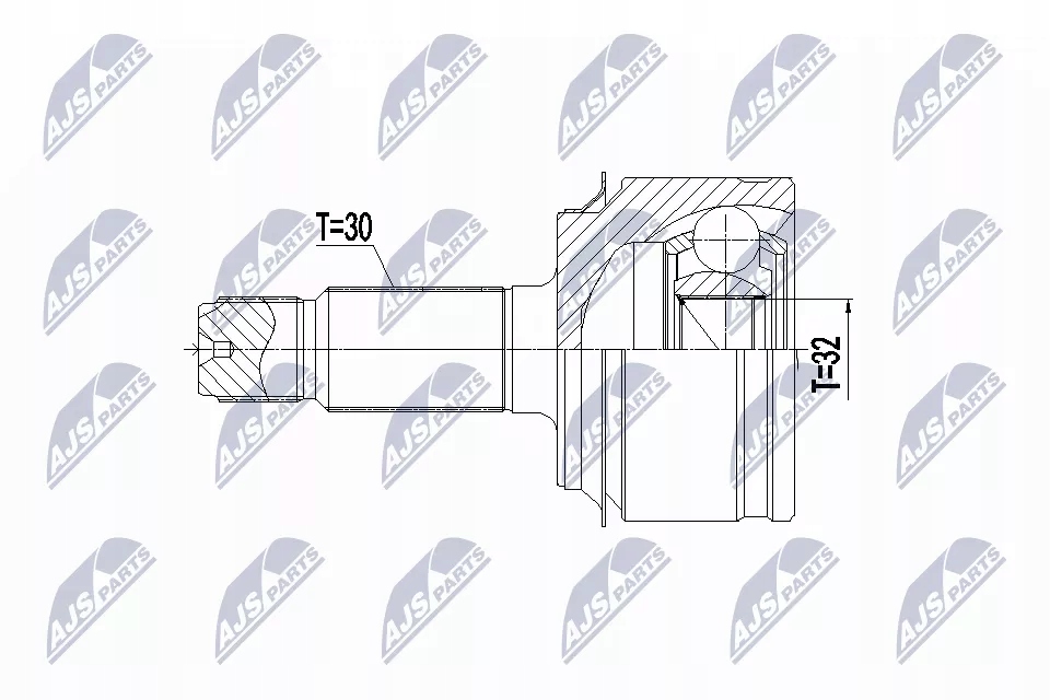 фото №1, Шарнир наружный перед honda accord ix cr-v iii iv v vi 2006-