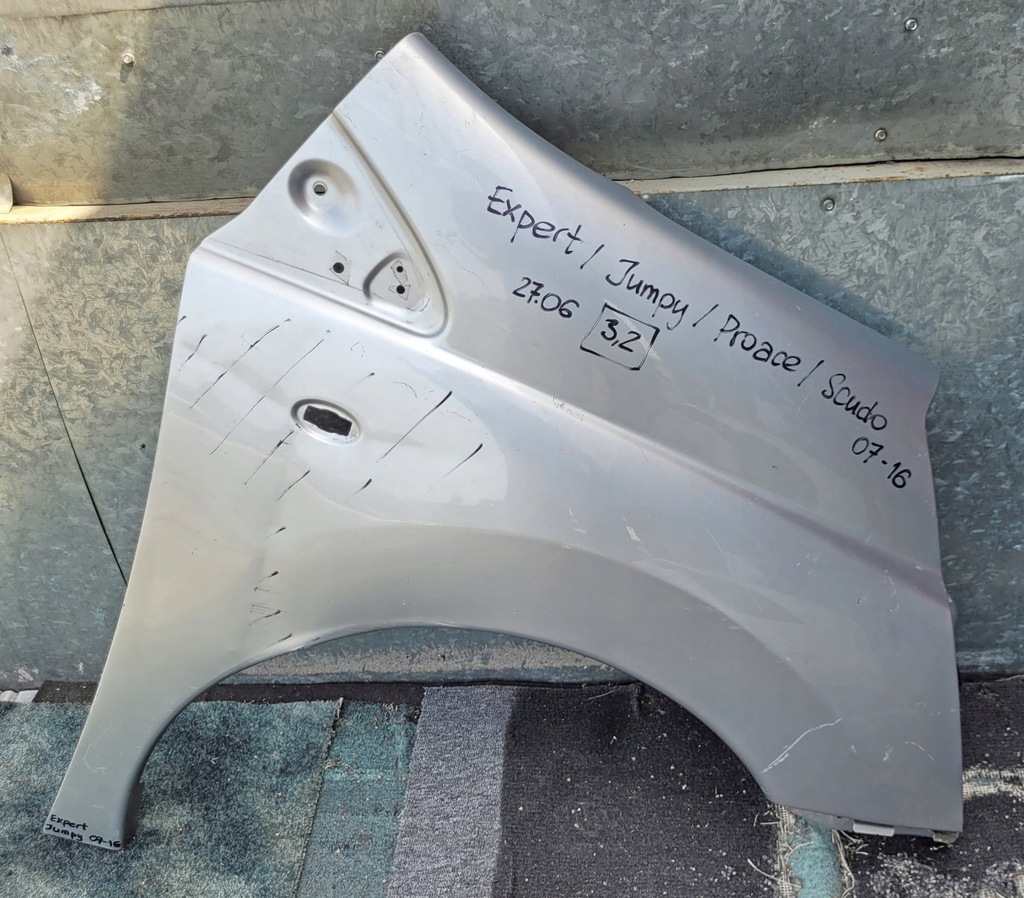 фото №8, Крыло передний левый / правый expert / jumpy / proace / scudo 2007-16