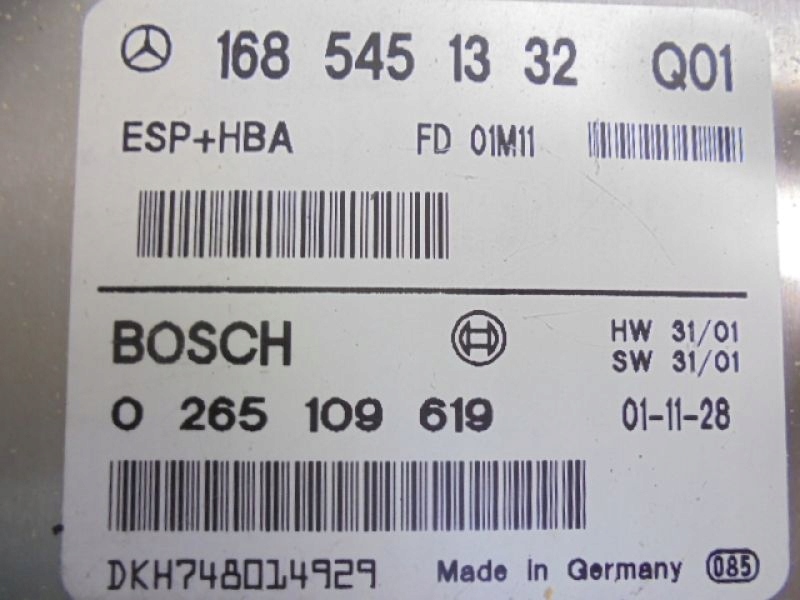 A w168 модуль esp+hba 1685451332 1,7cdi 0265109619 в Україні