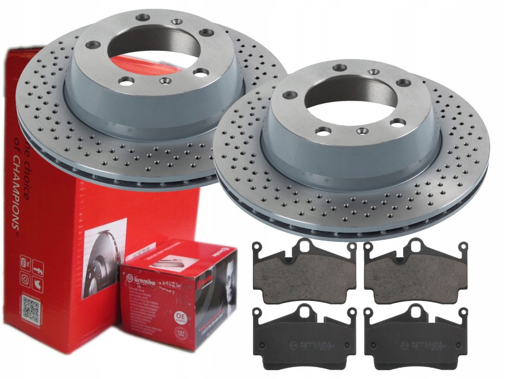 фото №1, Гальмівні диски гальмівні колодки brembo задня porsche cayman 981 299m