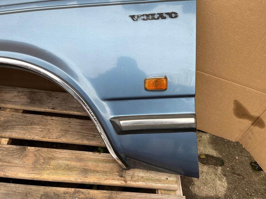 фото №7, Volvo 760 крила лівий перед передній молдинг хром kompletny