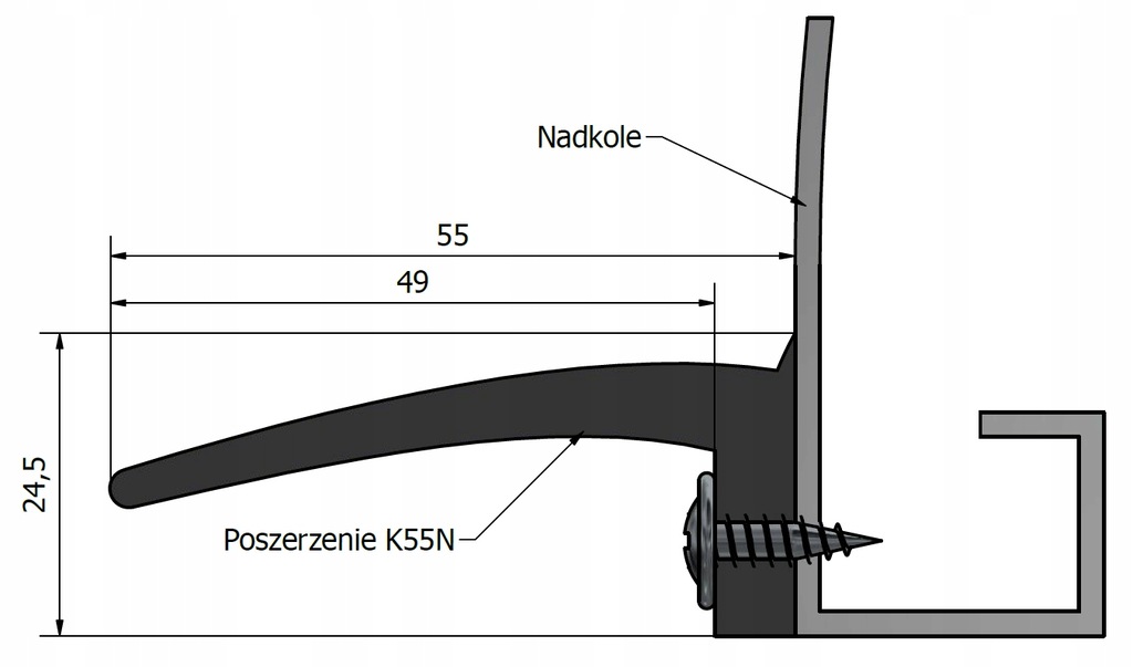 фото №9, Расширители крыльев, крыла 4x4 quad 5,5cm