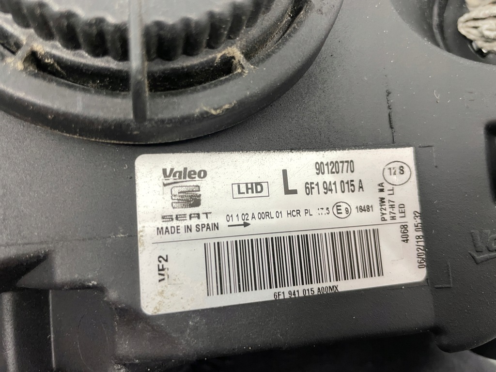 фото №14, Seat ibiza 5 2017-2020 с led лампы лампа передние перед правая левая