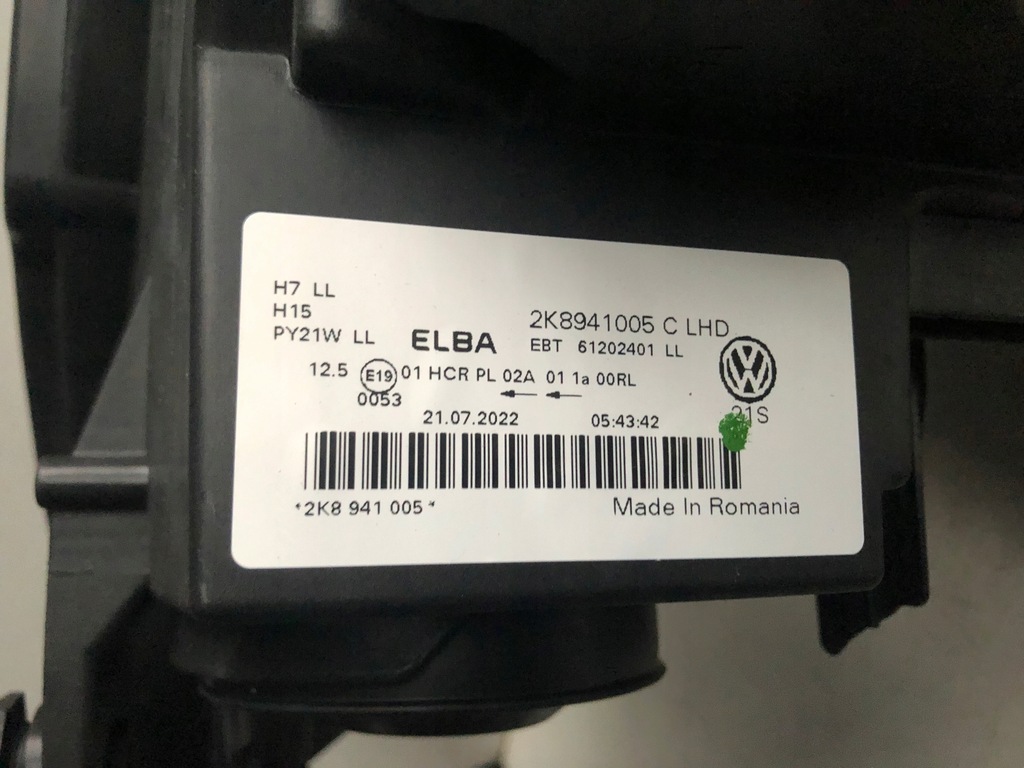 фото №6, Vw caddy v 5 - фара, лампа