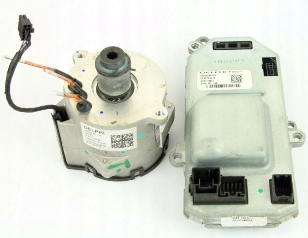 фото №1, Блок керування + двигун підсилювач поворот. fiat panda