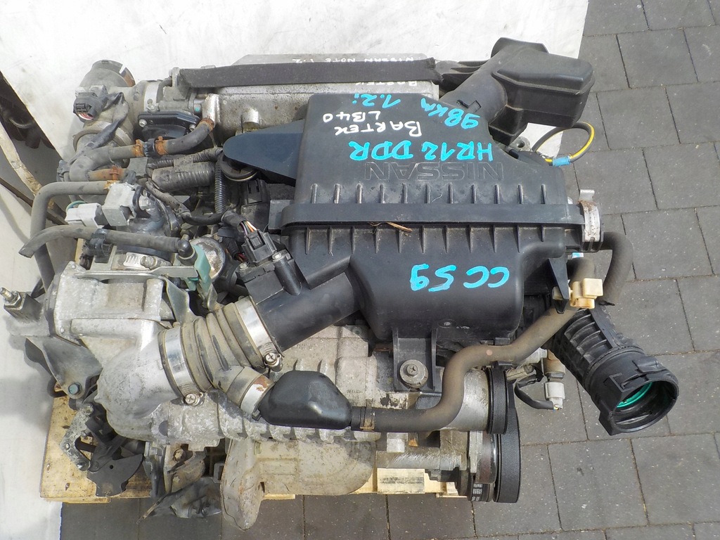 фото №12, Nissan note e12 14r 1.2 dig-s 98km двигун hr12ddr kompletny film