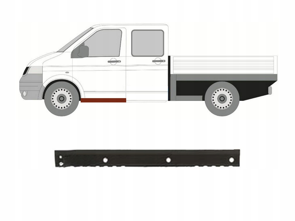 фото №1, Поріг ремкомплект поріг ліва всередині pvw76028l