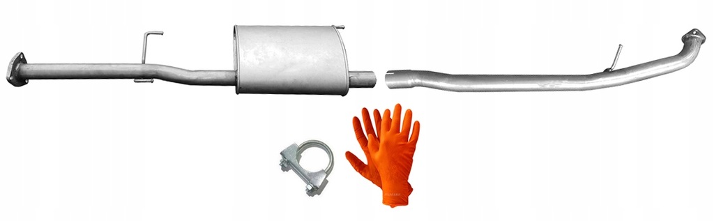 фото №1, Opel antara 2.4 4x4 103kw od 01/2007r. гасник середній + труба