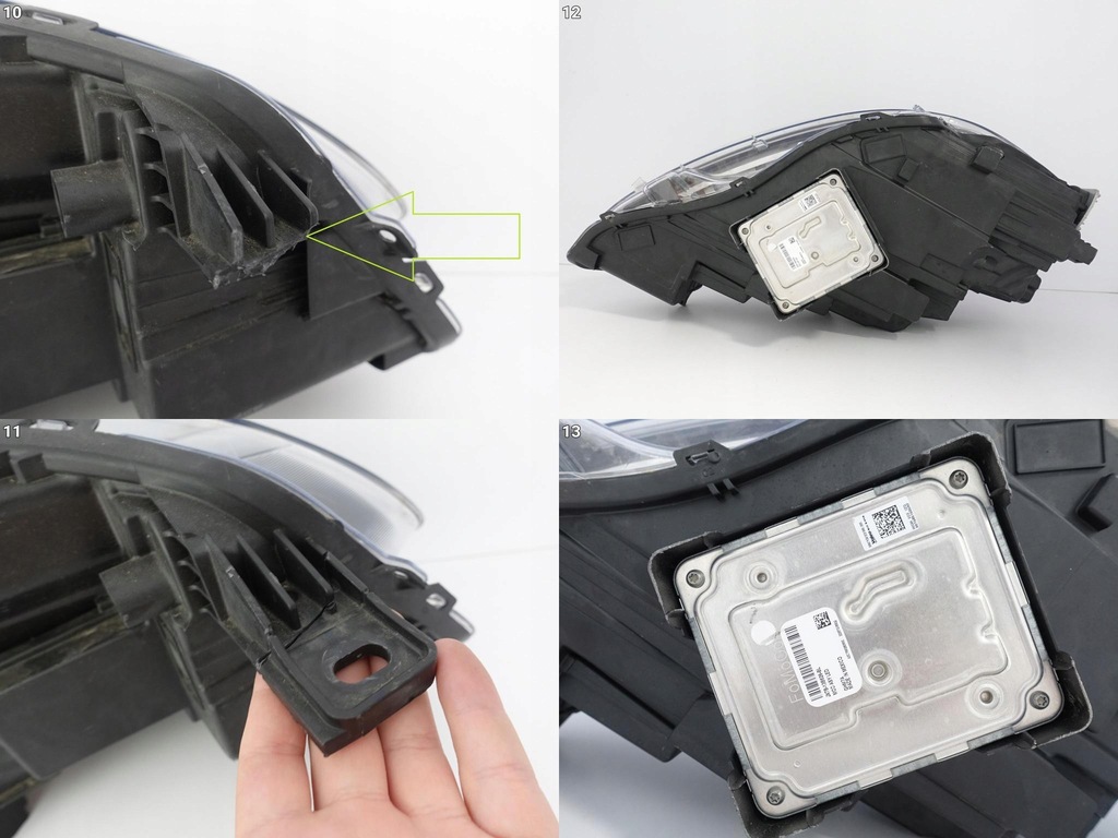 фото №11, Ford kuga iii mk3 escape 19- лампа full led левая перед europa + модуль