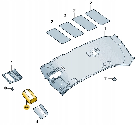 фото №9, Бардачок na накладки на фари szary perlisty 5e0868837by20 оригінальний номер оригінал