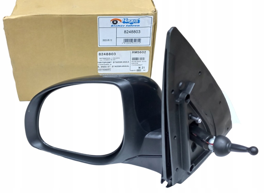 фото №1, Зеркало наружное левая van wezel hyundai i10 i 2008 - 2013