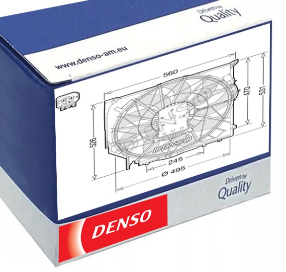 Купить Вентилятор радиатора denso к bmw 3 e93 320