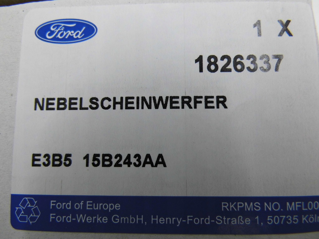 фото №2, Протитуманна фара лампа перед ford ka+ ranger mk5 2015-