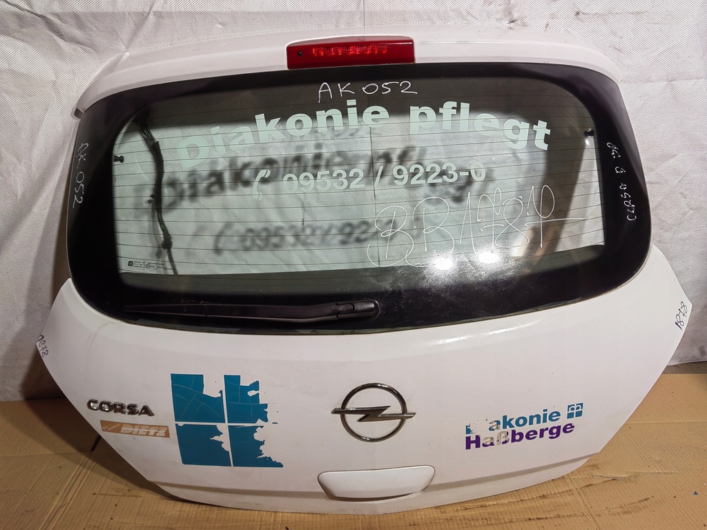 фото №1, Кришка багажника задня opel corsa d z474 3d