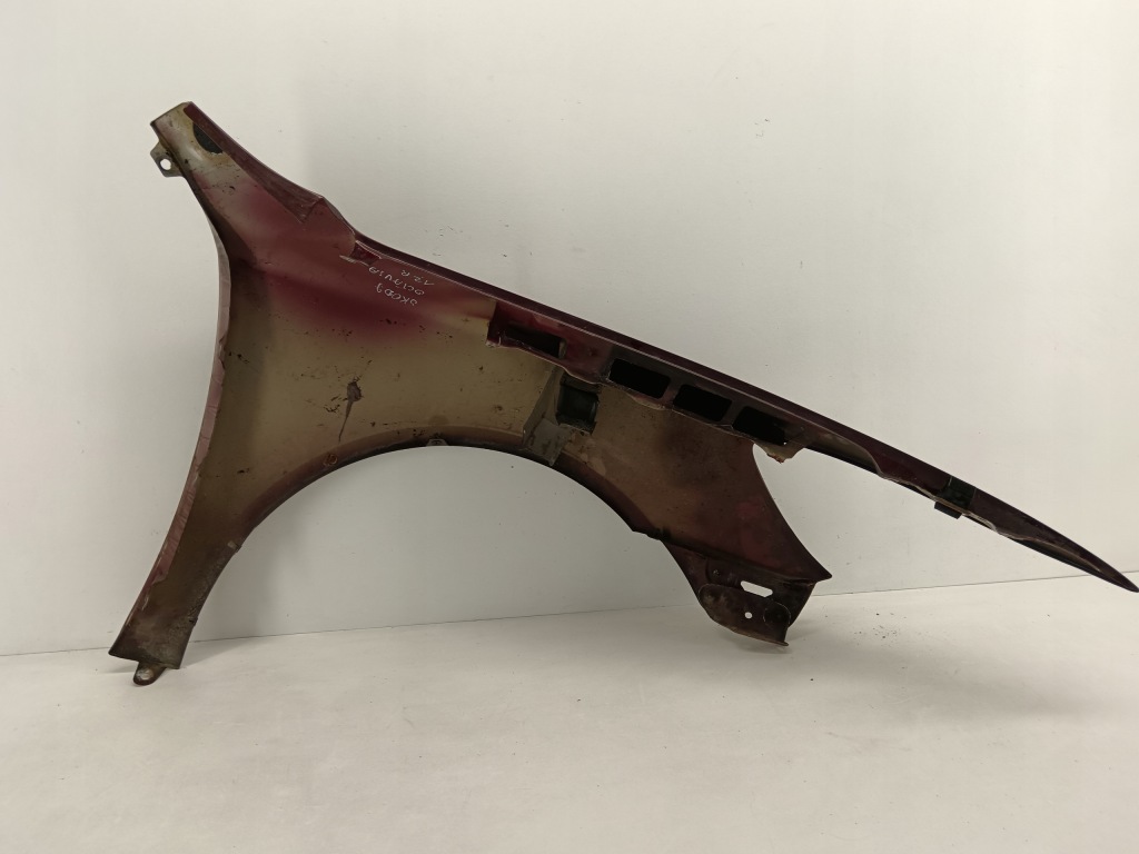 фото №8, Крыло левый передний перед skoda octavia ii lift 08-13