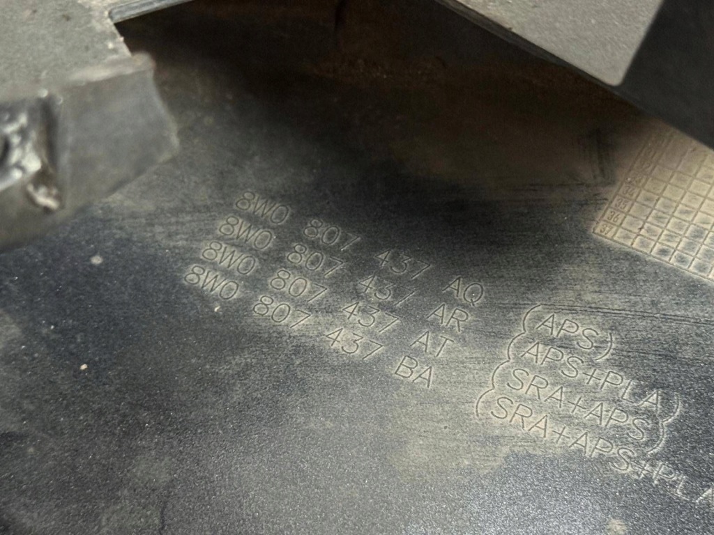 фото №11, Бампер передний audi a4 s4 b9 8w lift s-line pod омыватель 8w0807437aq 19 -